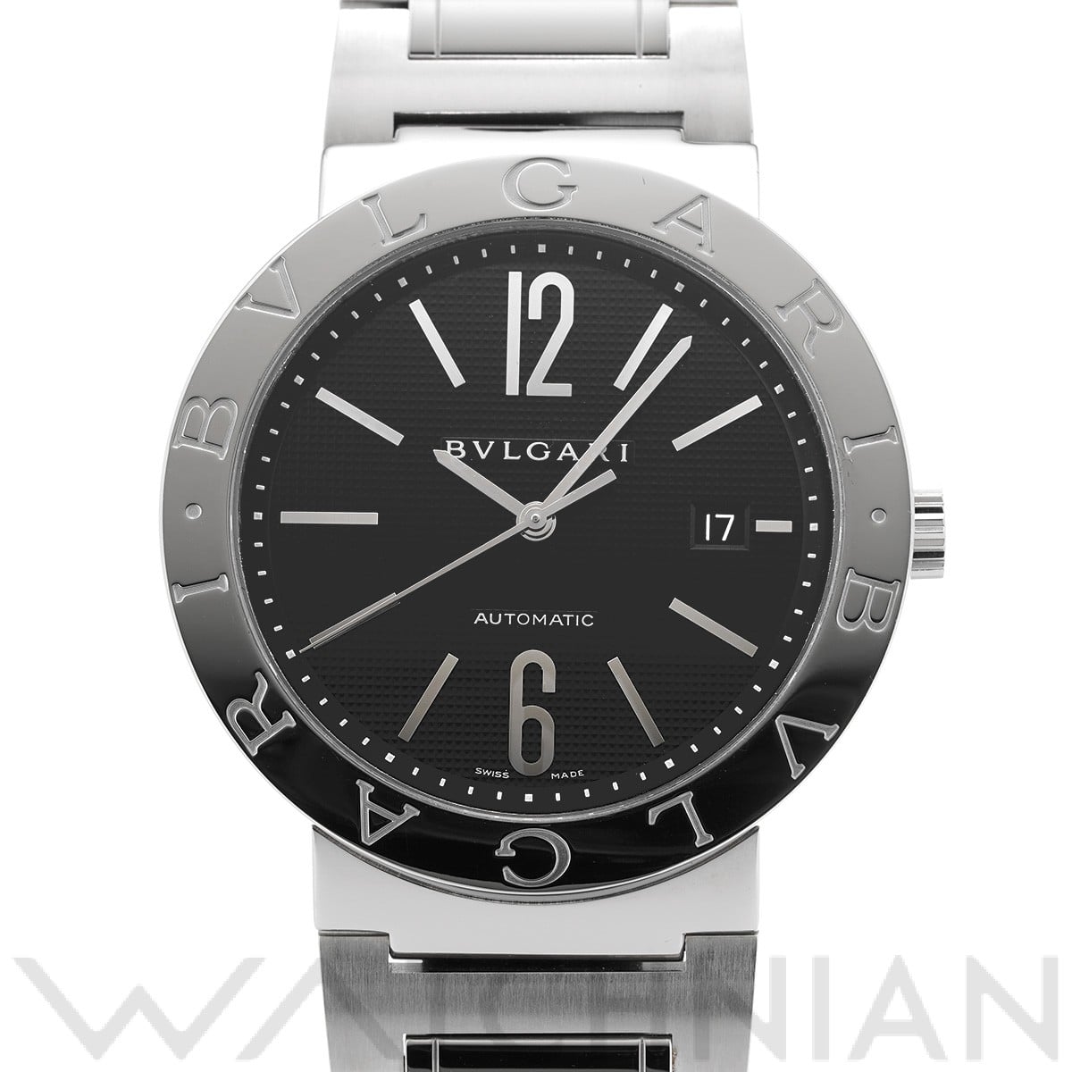 ブルガリ ブルガリブルガリ BB42SS AUTO ブラック メンズ 時計 【中古】【wristwatch】