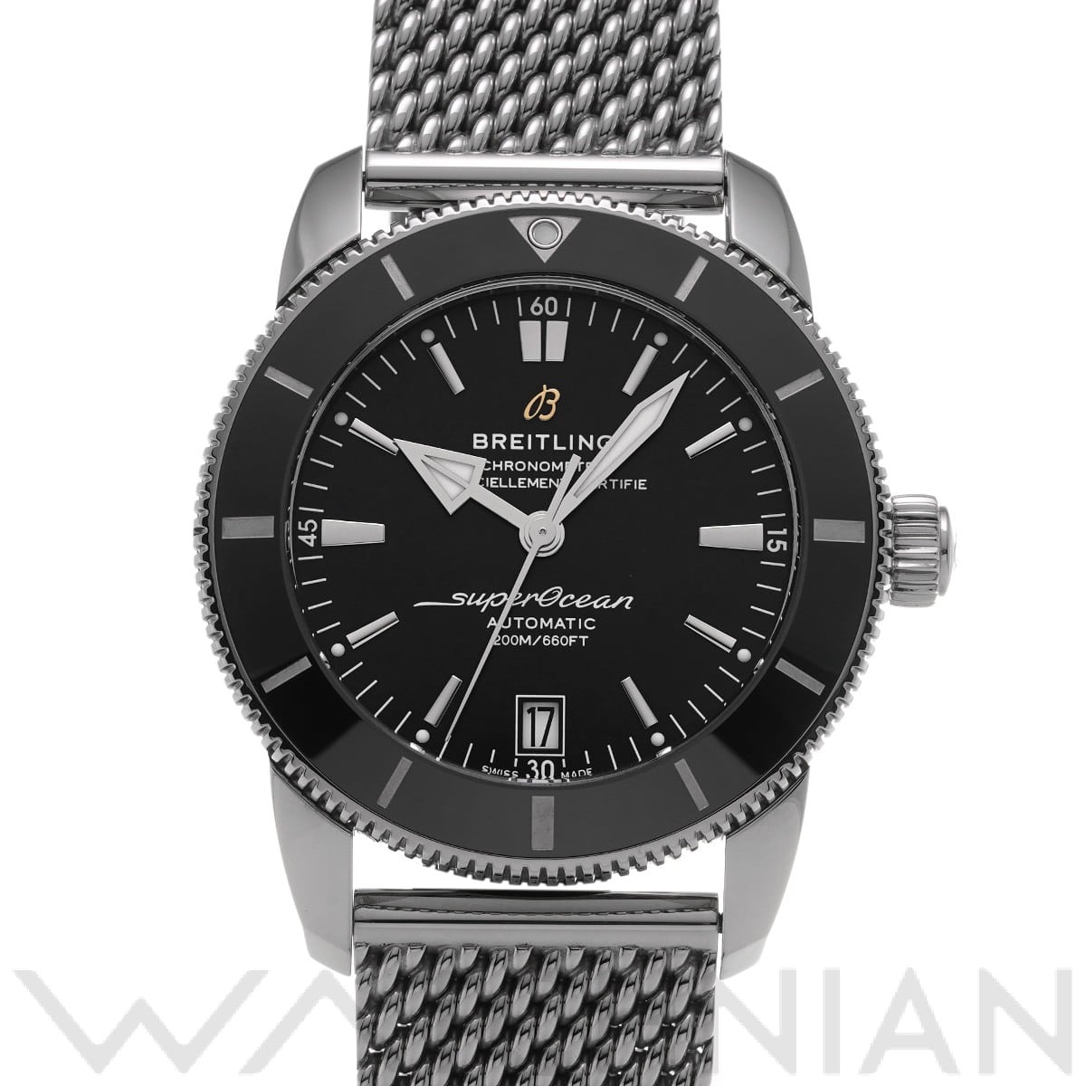 ブライトリング スーパーオーシャン ヘリテージ B20 オートマチック 42 AB2010121B1A1 ブラック メンズ 時計 【中古】【wristwatch】
