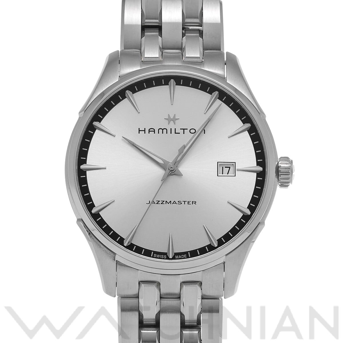 ハミルトン ジャズマスター ジェント クォーツ H32451151 シルバー メンズ 時計 【中古】【wristwatch】