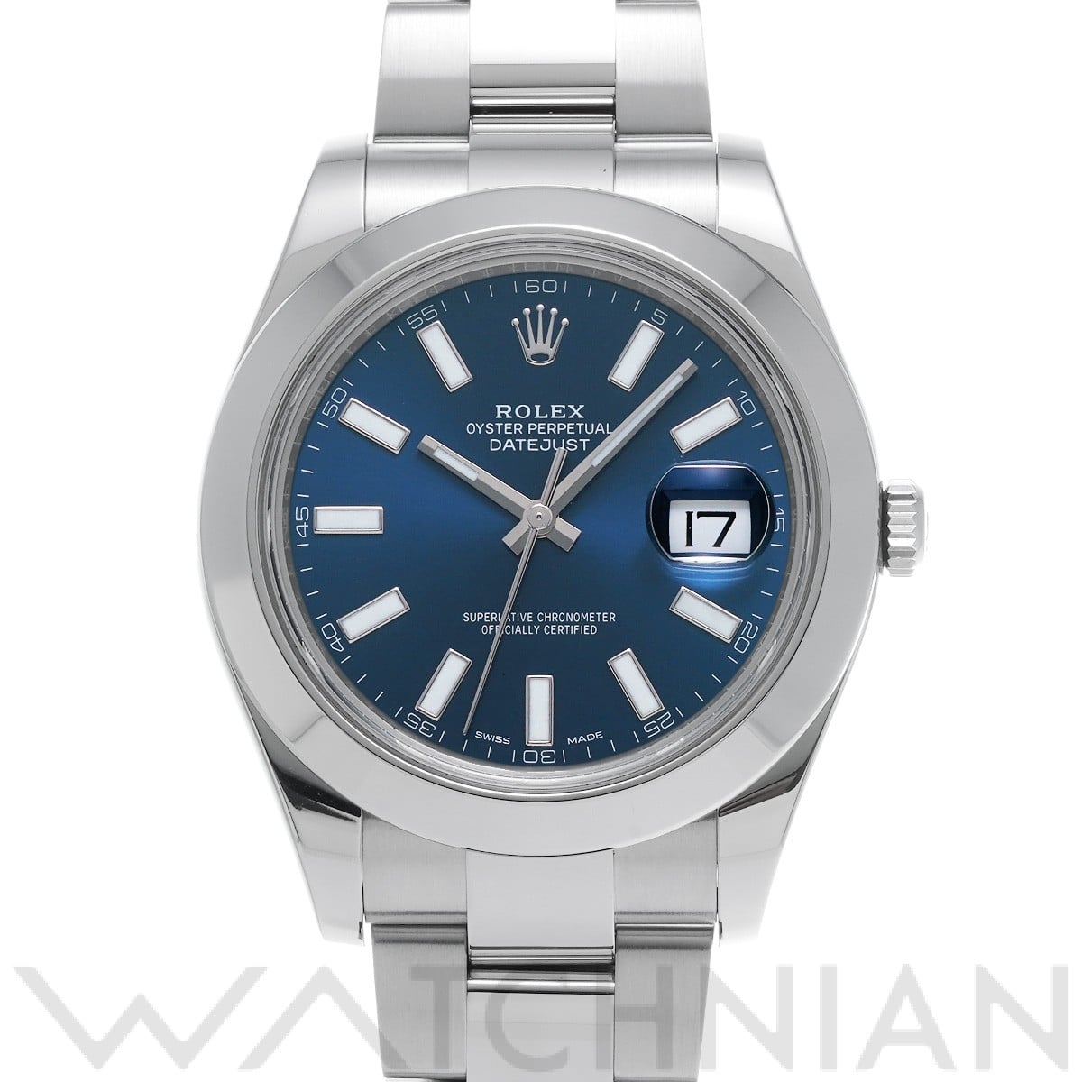 ロレックス デイトジャスト II 116300 ブルー メンズ 時計 【中古】【wristwatch】