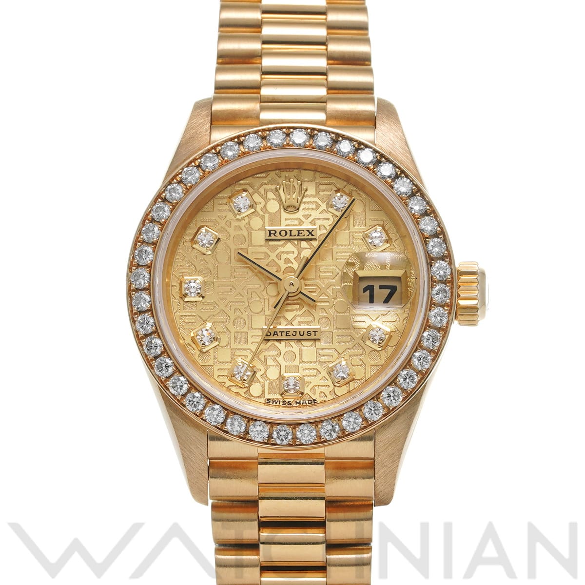 ロレックス デイトジャスト 79138G シャンパンコンピュータ/ダイヤモンド レディース 時計 【中古】【wristwatch】