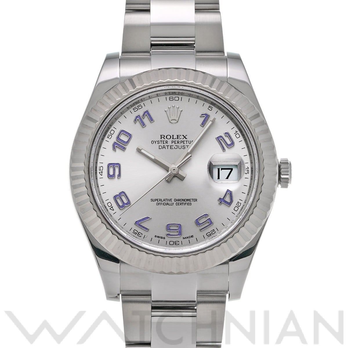 ロレックス デイトジャスト II 116334 シルバー メンズ 時計 【中古】【wristwatch】