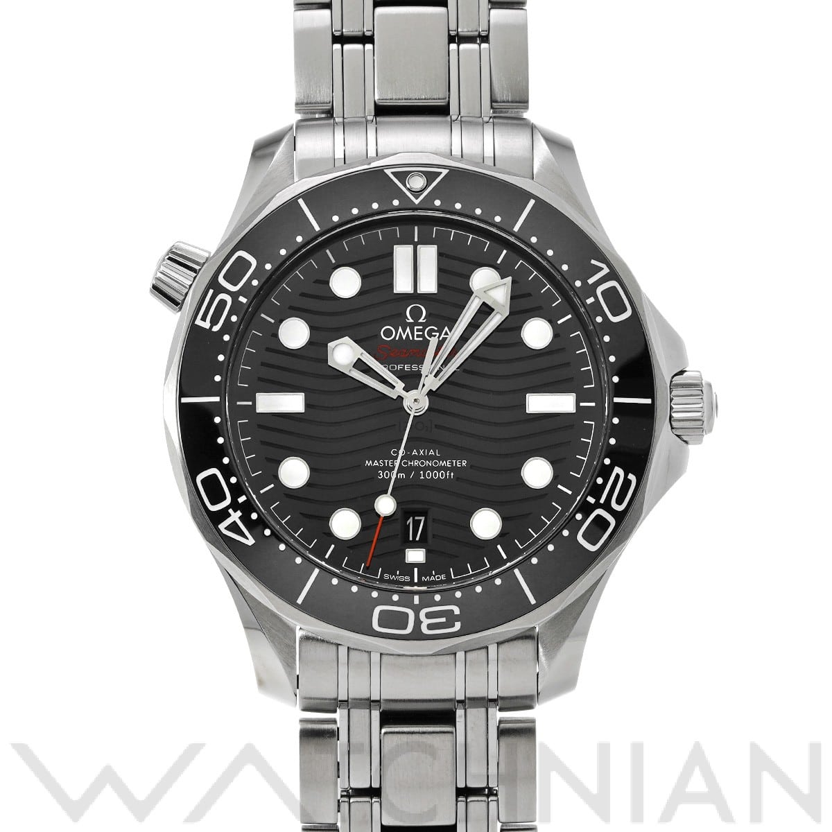 オメガ シーマスター ダイバー300 コーアクシャル マスタークロノメーター 210.30.42.20.01.001 ブラック メンズ 時計 【中古】【wristwatch】