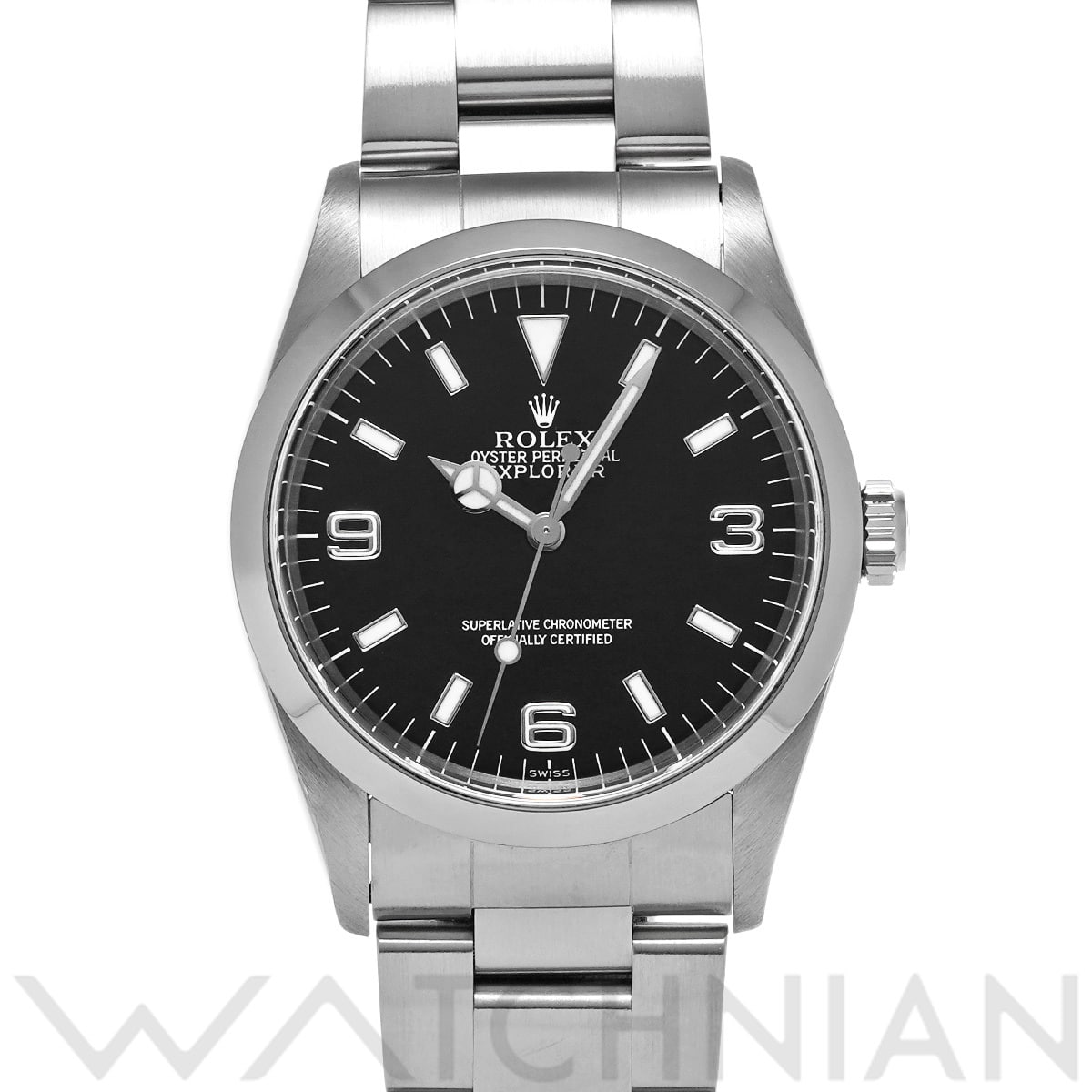 ロレックス エクスプローラー 14270 ブラック メンズ 時計 【中古】【wristwatch】