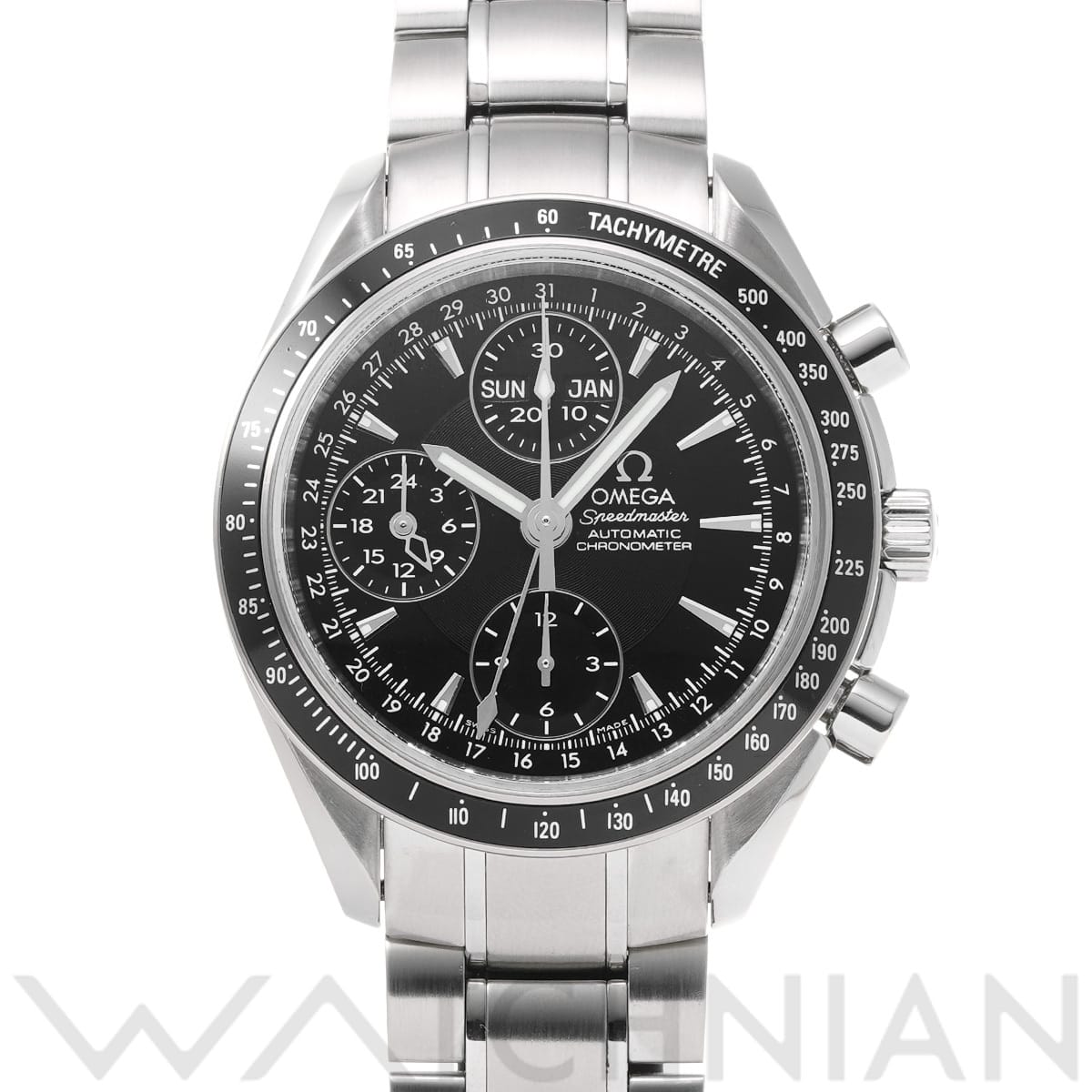 オメガ スピードマスター トリプルカレンダー 3220.50 ブラック メンズ 時計 【中古】【wristwatch】