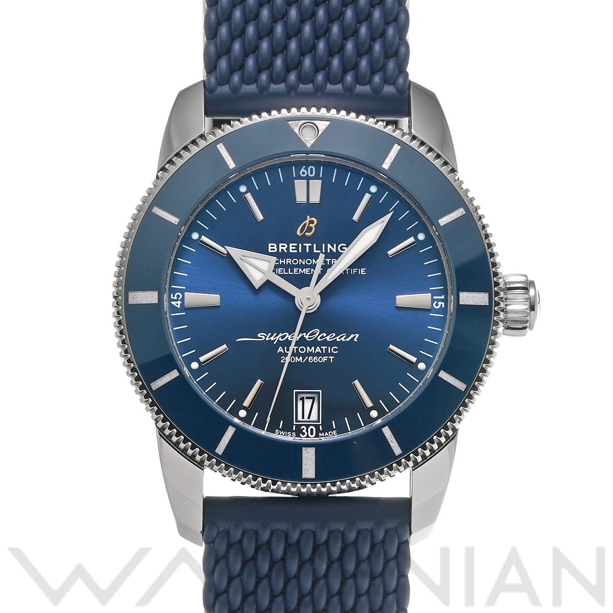 ブライトリング スーパーオーシャン ヘリテージ B20 オートマチック 42 AB2010161C1S1 ブルー メンズ 時計 【中古】【wristwatch】