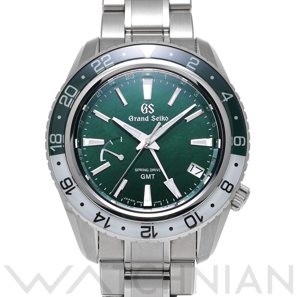 グランドセイコー スポーツコレクション スプリングドライブ GMT SBGE295 グリーン メンズ 時計 【中古】【wristwatch】