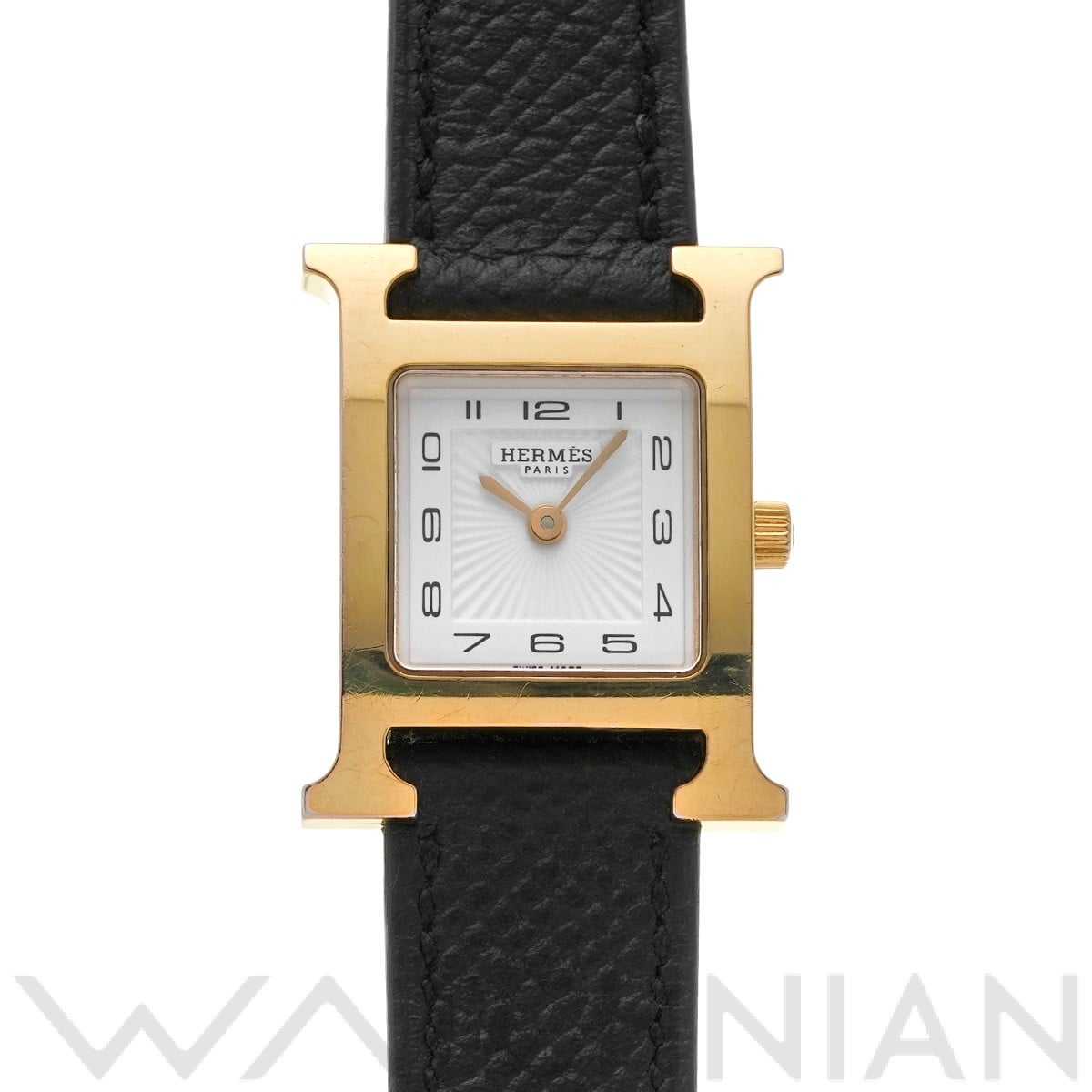 エルメス Hウォッチ HH1.201 ホワイト レディース 時計 【中古】【wristwatch】