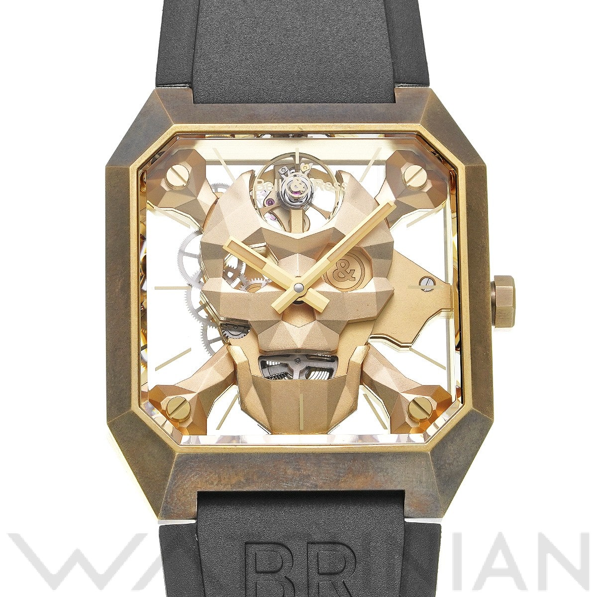 ベル＆ロス BR01 サイバー スカル ブロンズ BR01-CSK-BR/SRB ブロンズ/スケルトン メンズ 時計 【中古】【wristwatch】
