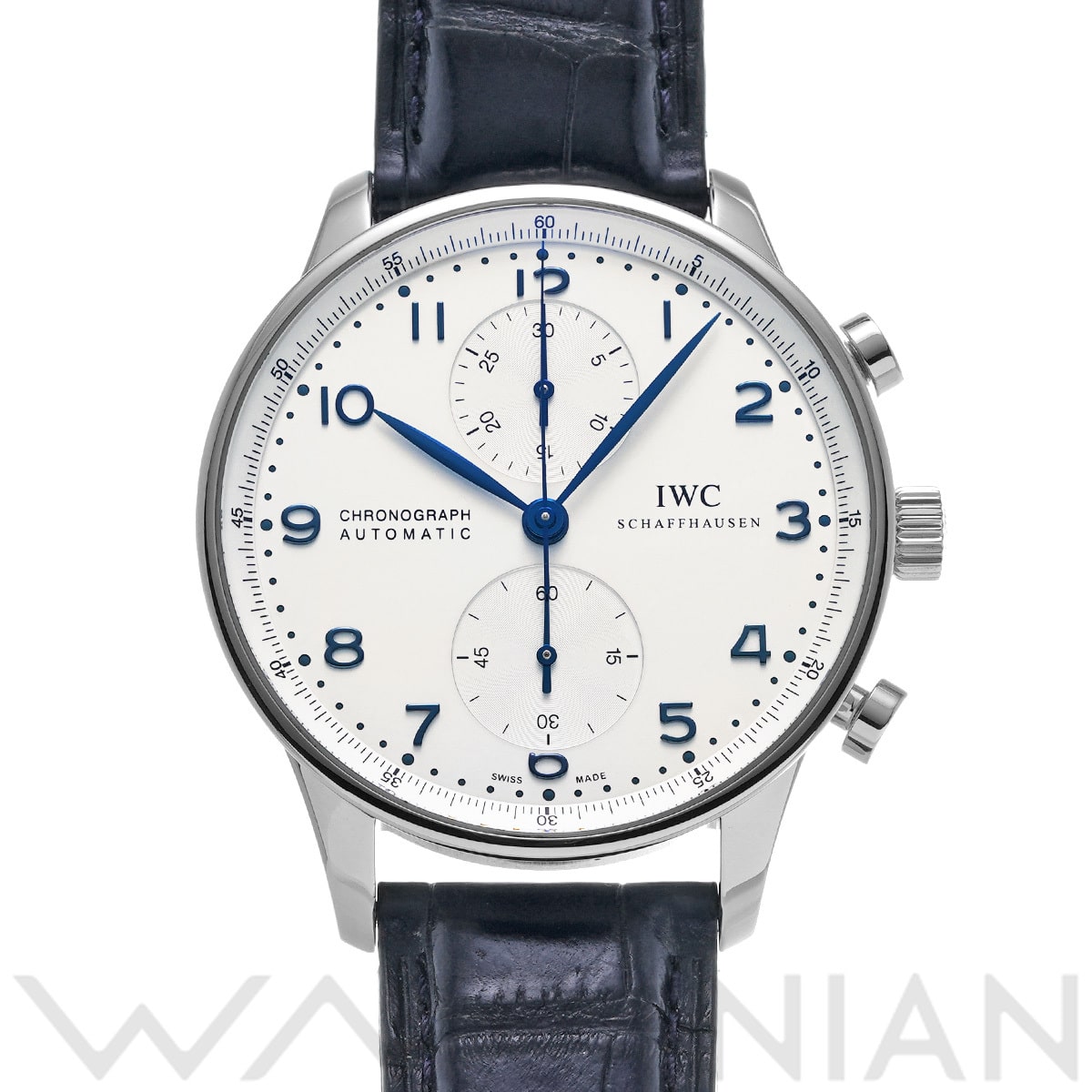 IWC ポルトギーゼ クロノグラフ IW371446 シルバー メンズ 時計 【中古】【wristwatch】
