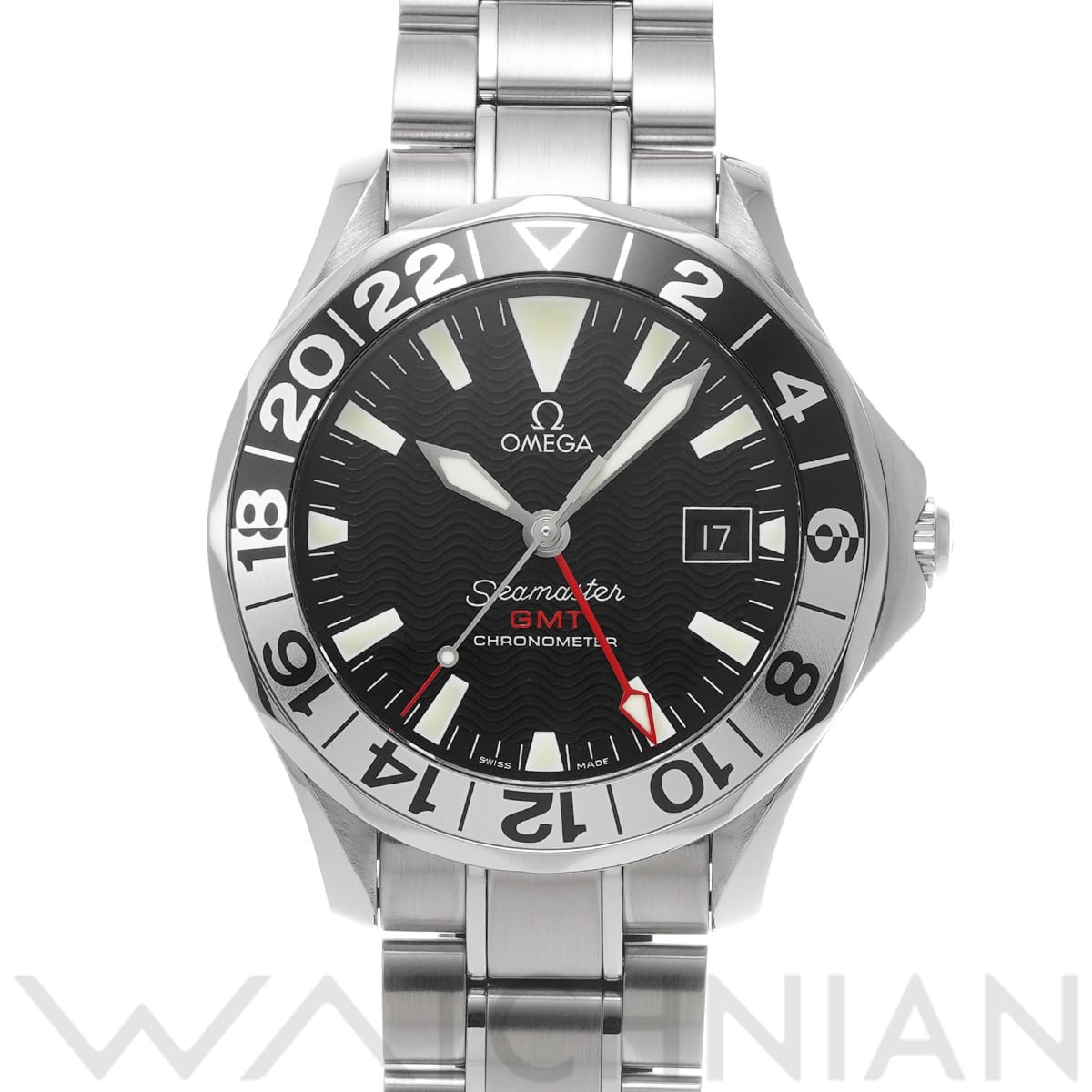 オメガ シーマスター 300 GMT 50th 2234.50 ブラック メンズ 時計 【中古】【wristwatch】