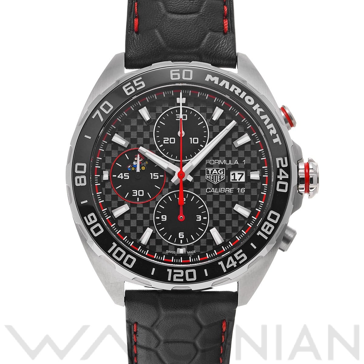 タグ ホイヤー フォーミュラ1 キャリバー16 クロノグラフ マリオカート CAZ201E.FC6517 ブラック メンズ 時計 【中古】【wristwatch】