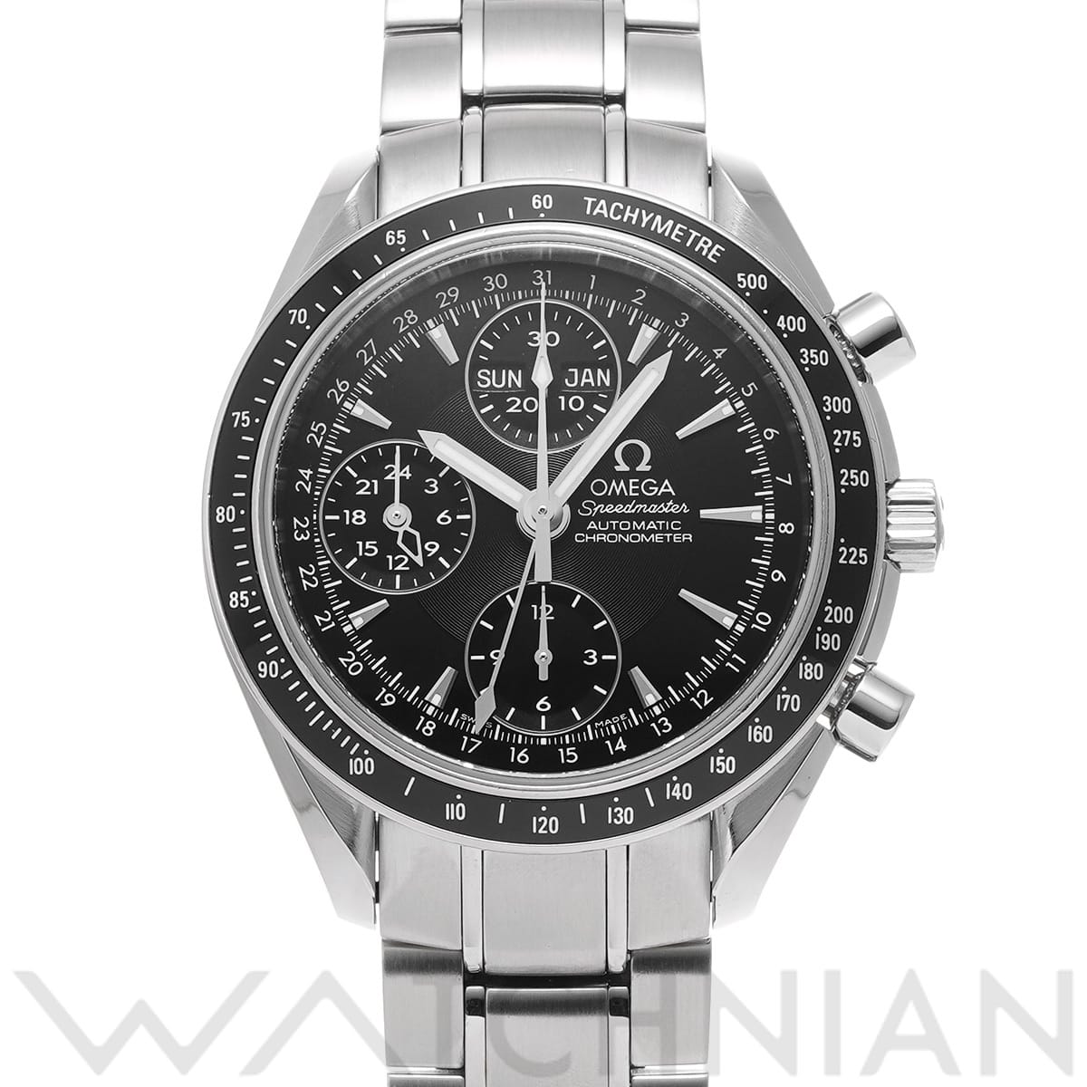 オメガ スピードマスター トリプルカレンダー 3220.50 ブラック メンズ 時計 【中古】【wristwatch】