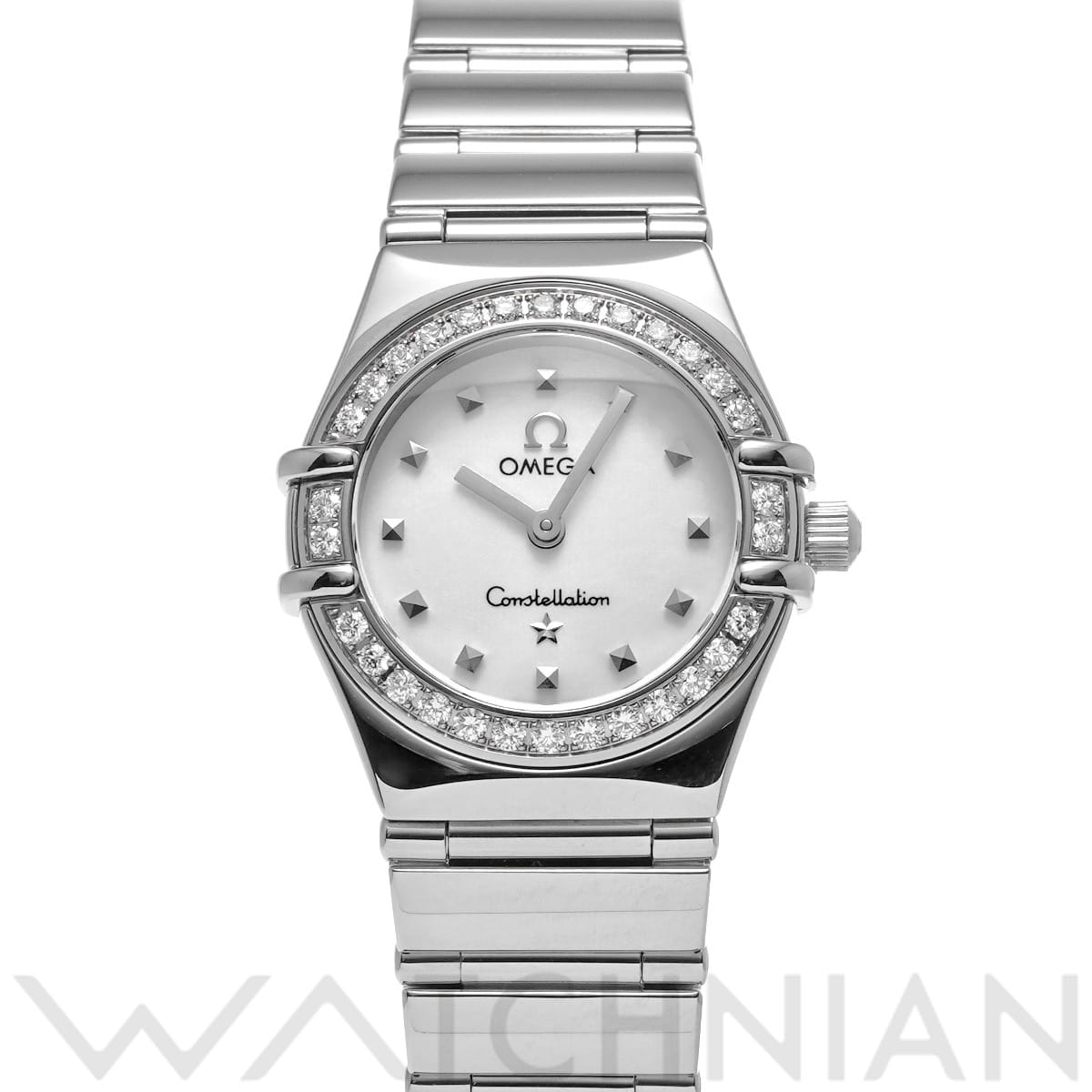 オメガ コンステレーション ミニ マイチョイス 1465.71 ホワイトシェル レディース 時計 【中古】【wristwatch】