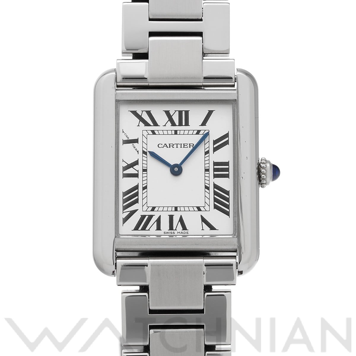 カルティエ タンク ソロ SM W5200013 シルバー レディース 時計 【中古】【wristwatch】