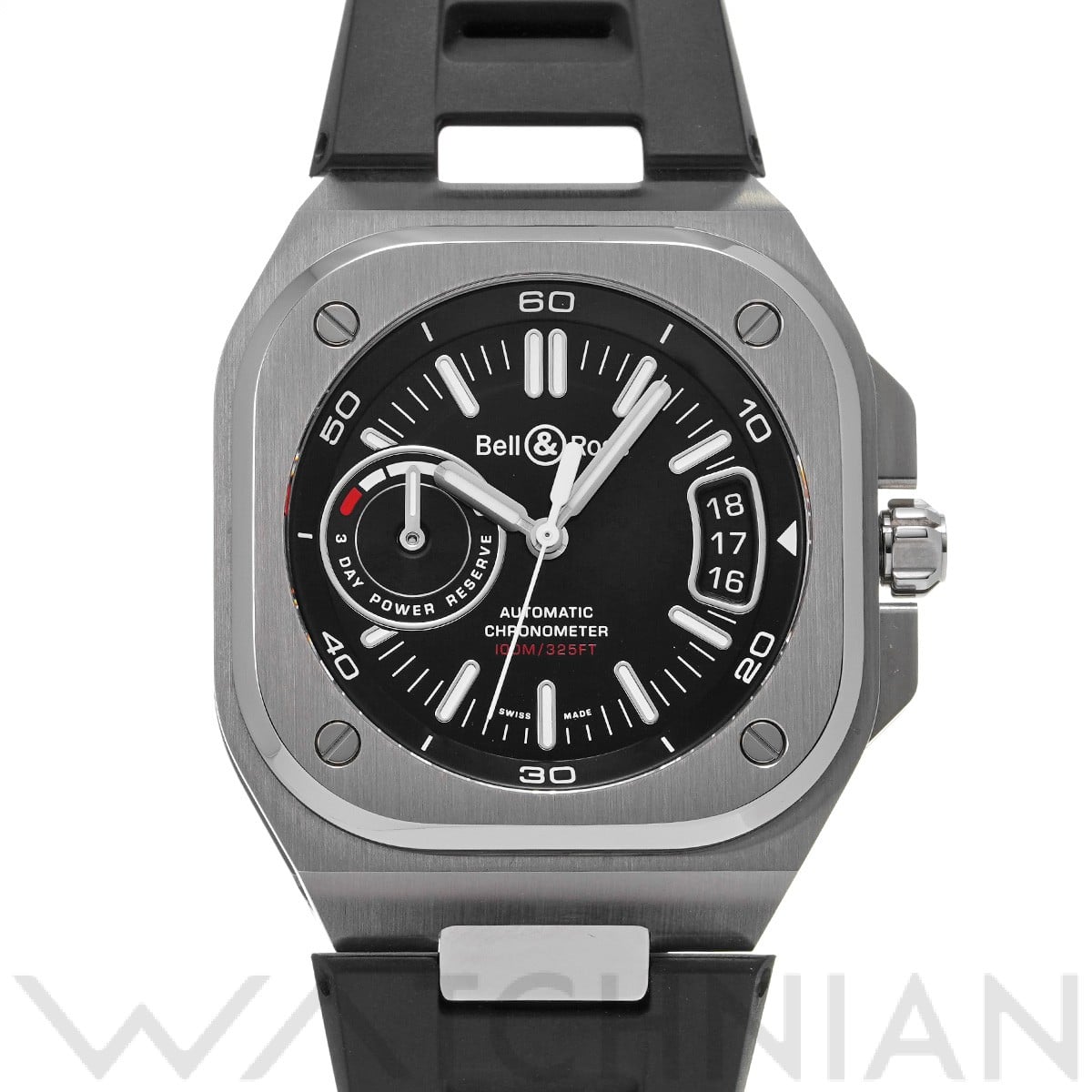 ベル＆ロス BR-X5 ブラックスチール BRX5R-BL-ST/SRB ブラック メンズ 時計 【中古】【wristwatch】