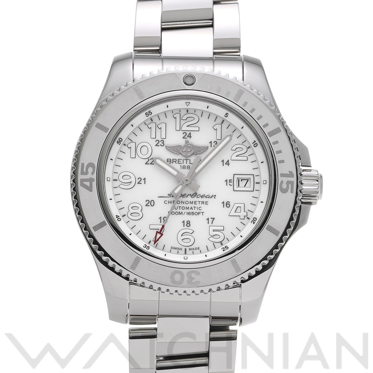 ブライトリング スーパーオーシャン II 42 A17365D2/A766 ホワイト メンズ 時計 【中古】【wristwatch】