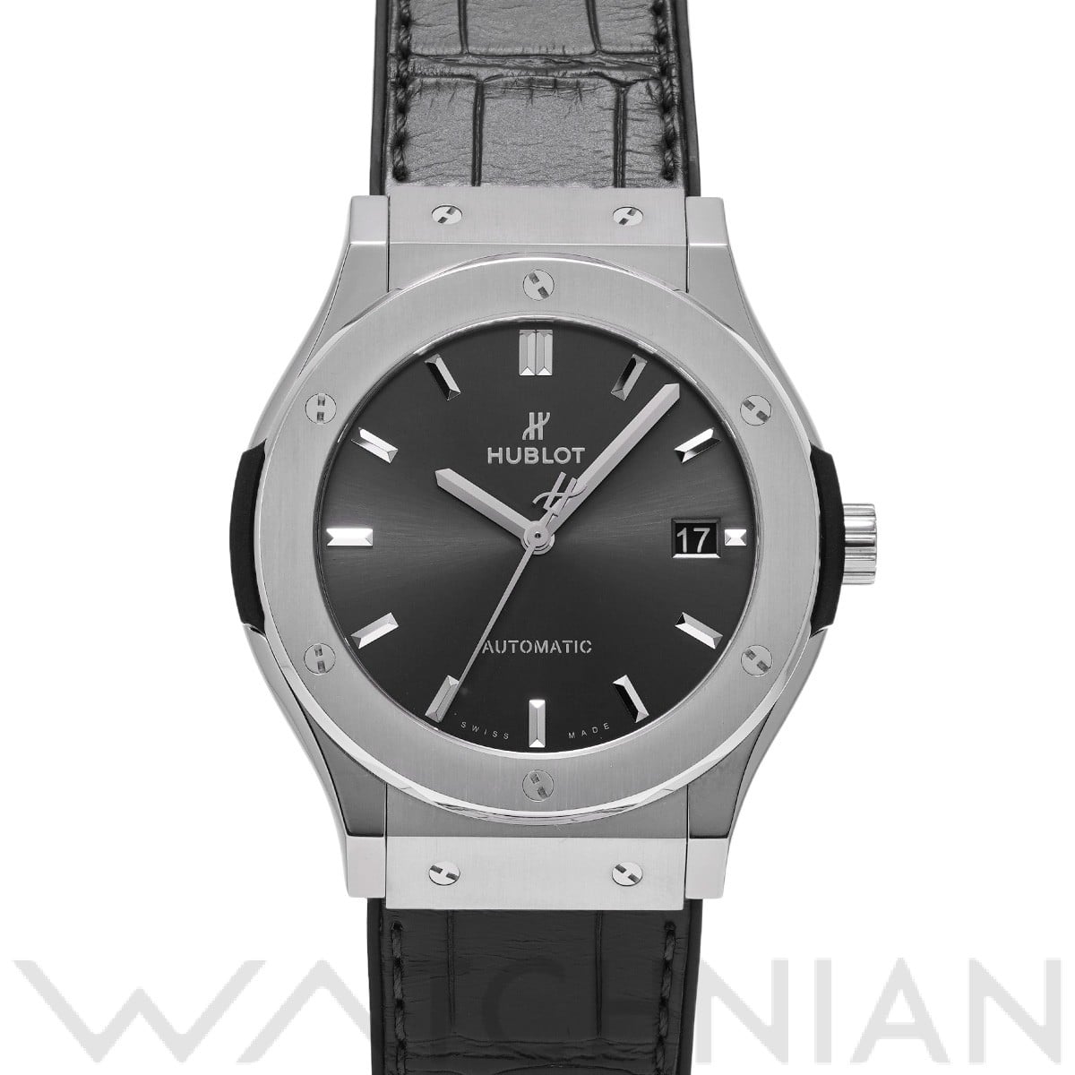 ウブロ クラシックフュージョン チタニウム レーシンググレー 511.NX.7071.LR グレー メンズ 時計 【中古】【wristwatch】