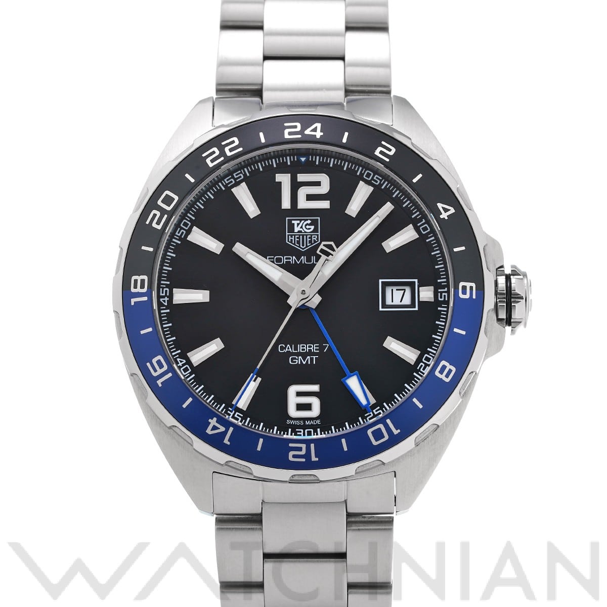 タグ ホイヤー フォーミュラ1 キャリバー7 GMT WAZ211A.BA0875 ブラック メンズ 時計 【中古】【wristwatch】