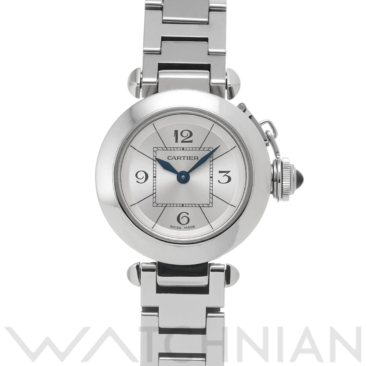 カルティエ ミスパシャ W3140007 シルバー レディース 時計 【中古】【wristwatch】