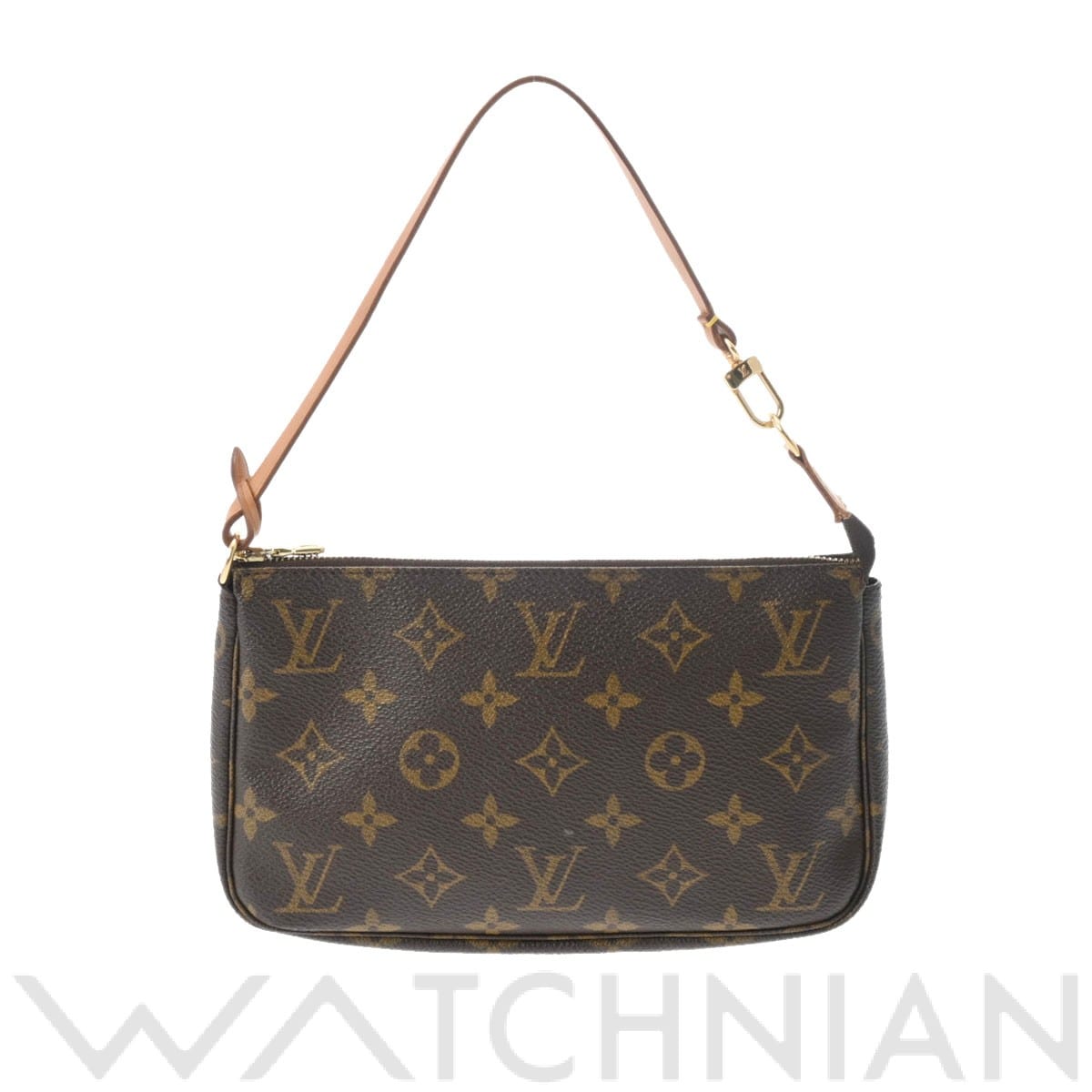 ルイ ヴィトン モノグラム ポシェットアクセソワール ブラウン M51980 モノグラムキャンバス レディース 【中古】【bag】