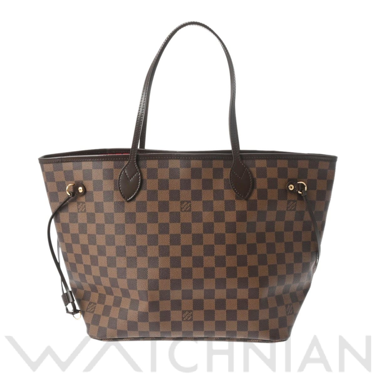 ルイ ヴィトン ダミエ ネヴァーフル MM ブラウン/スリーズ N51105 ダミエキャンバス レディース バッグ 【中古】【bag】