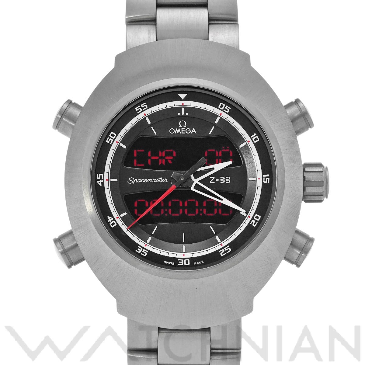 オメガ スピードマスター スペースマスター Z-33 325.90.43.79.01.001 ブラック メンズ 時計 【中古】【wristwatch】