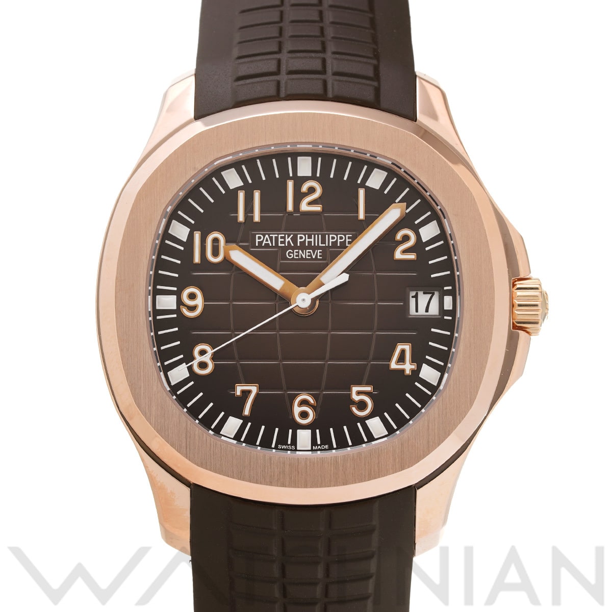 パテック フィリップ アクアノート 5167R-001 ブラウン・エンボス メンズ 時計 【中古】【wristwatch】