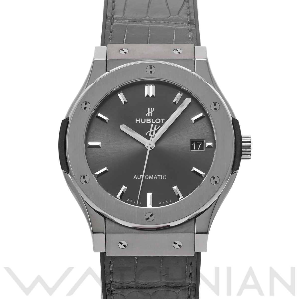 ウブロ クラシックフュージョン チタニウム レーシンググレー 511.NX.7071.LR グレー メンズ 時計 【中古】【wristwatch】