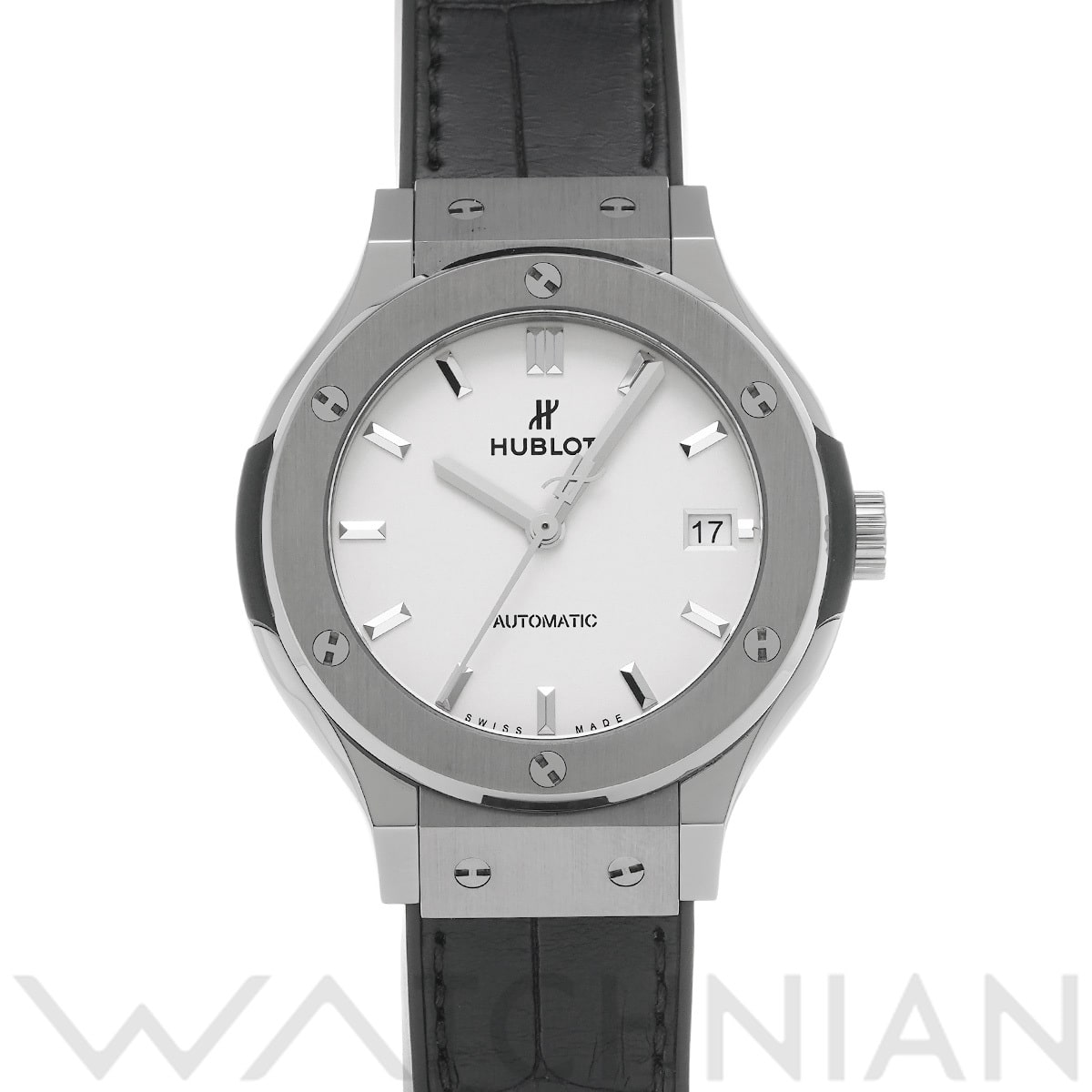 ウブロ クラシックフュージョン チタニウム オパリン 565.NX.2611.LR オパリン メンズ 時計 【中古】【wristwatch】