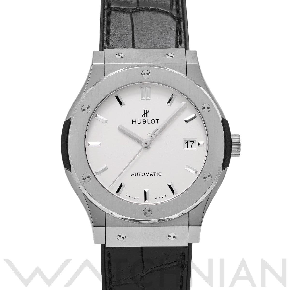 ウブロ クラシックフュージョン チタニウム オパリン 511.NX.2611.LR オパリン メンズ 時計 【中古】【wristwatch】