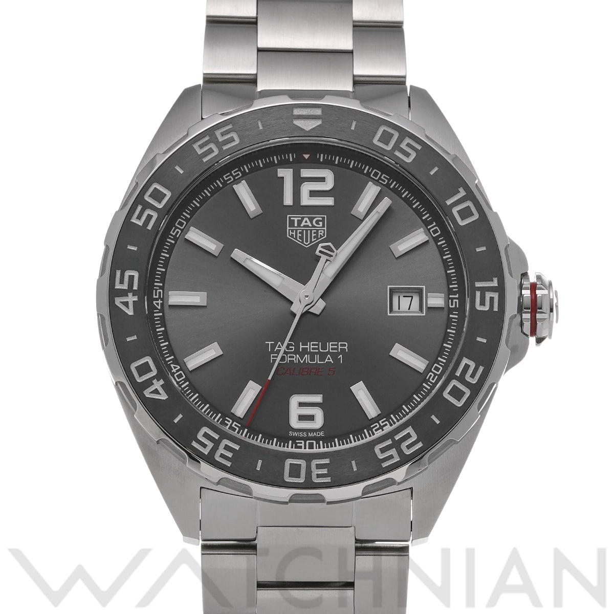 タグ ホイヤー フォーミュラ1 キャリバー5 WAZ2011.BA0842 グレー メンズ 時計 【中古】【wristwatch】