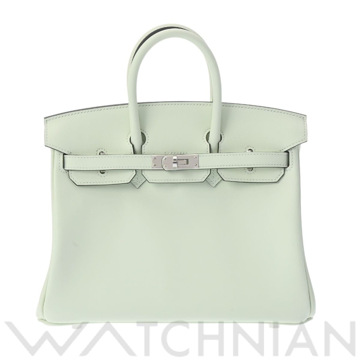 エルメス バーキン 25 ヴェールフィズ/パラジウム金具 ヴォースイフト レディース バッグ 【新品】【bag】