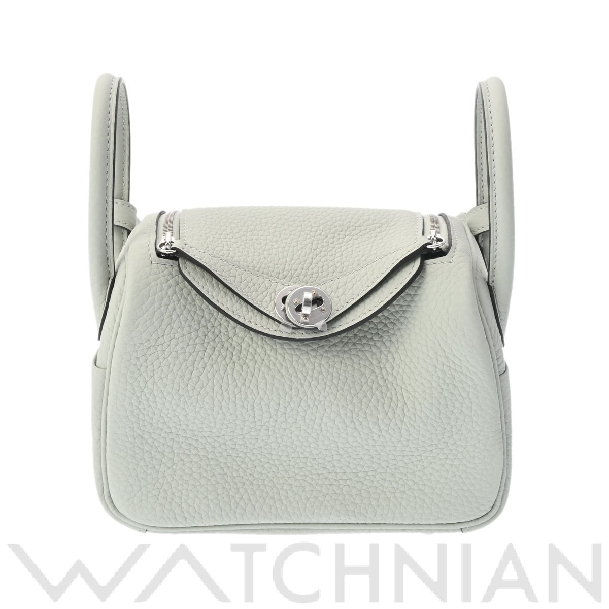 エルメス / HERMES リンディ ミニ グリネヴェ/パラジウム金具 トリヨンクレマンス レディース バッグ 【未使用】【bag】