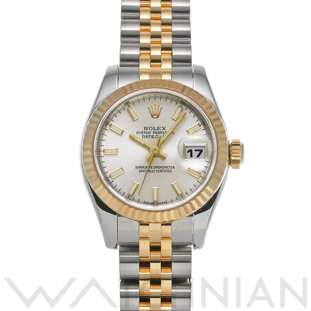 ロレックス レディ デイトジャスト 26 179173 シルバー レディース 時計 【中古】【wristwatch】