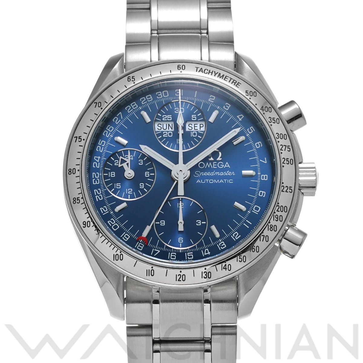 オメガ スピードマスター トリプルカレンダー 3523.80 ブルー メンズ 時計 【中古】【wristwatch】