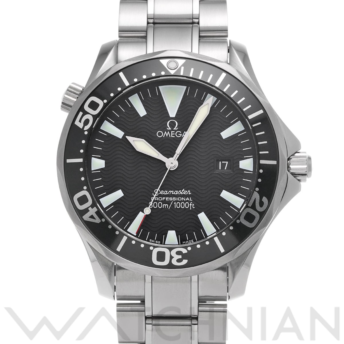 オメガ シーマスター プロフェッショナル 300 2264.50 ブラック メンズ 時計 【中古】【wristwatch】