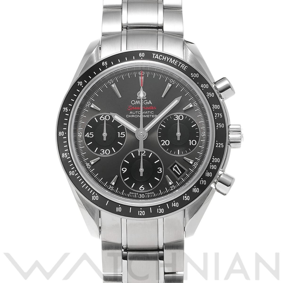 オメガ スピードマスター デイト 323.30.40.40.06.001 グレー/ブラック メンズ 時計 【中古】【wristwatch】