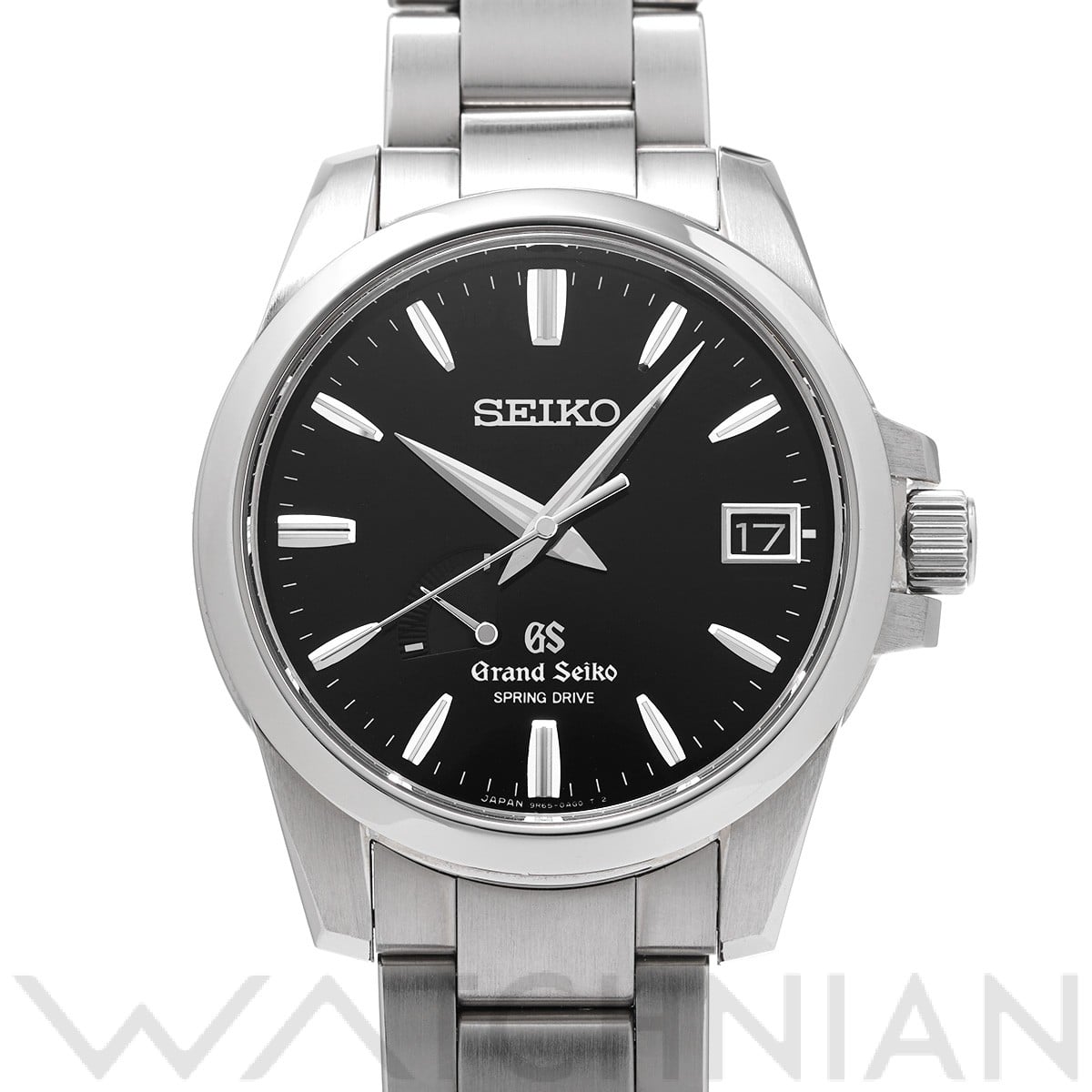 グランドセイコー ヘリテージコレクション スプリングドライブ SBGA027 ブラック メンズ 時計 【中古】【wristwatch】