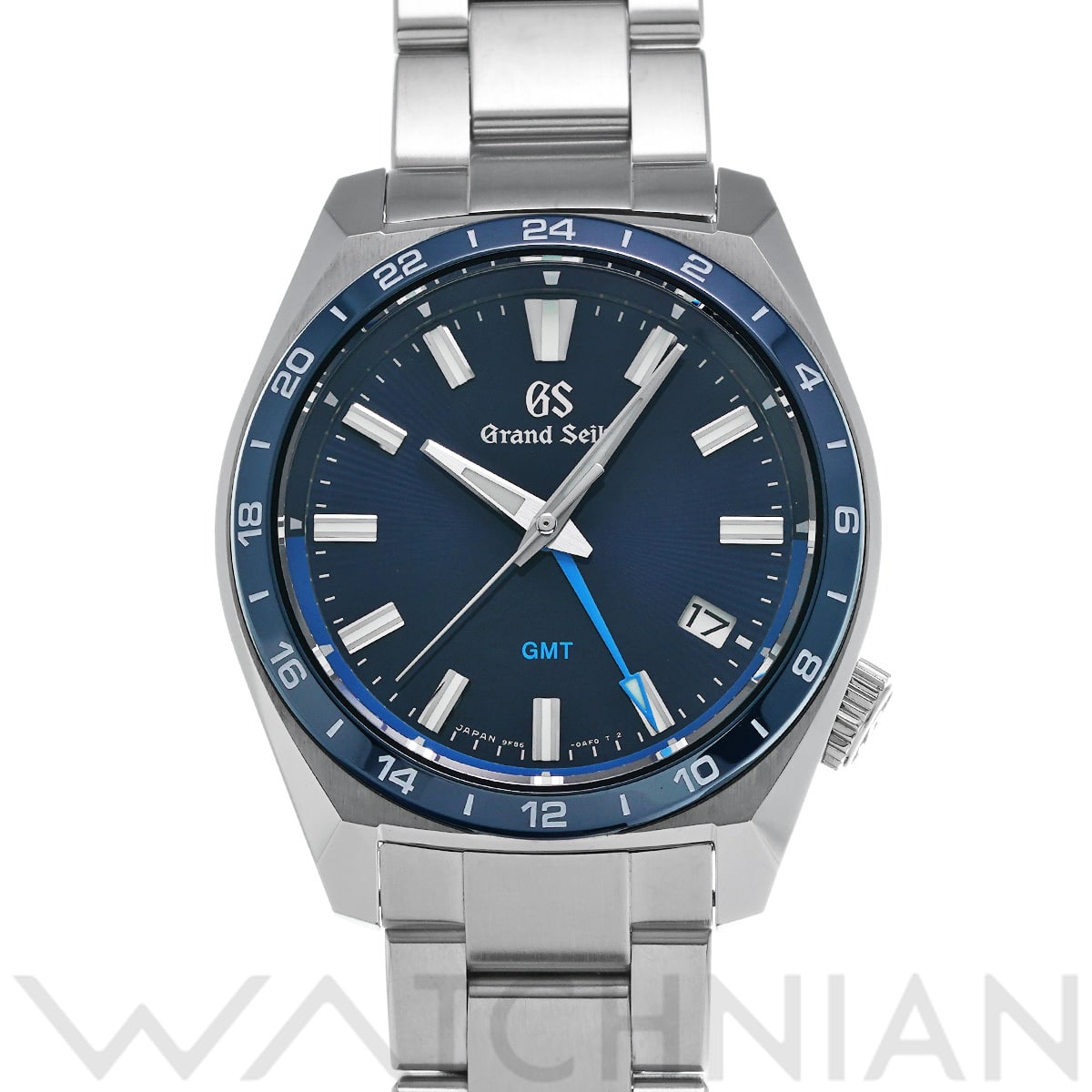 グランドセイコー スポーツコレクション クォーツ GMT SBGN021 ブルー メンズ 時計 【中古】【wristwatch】