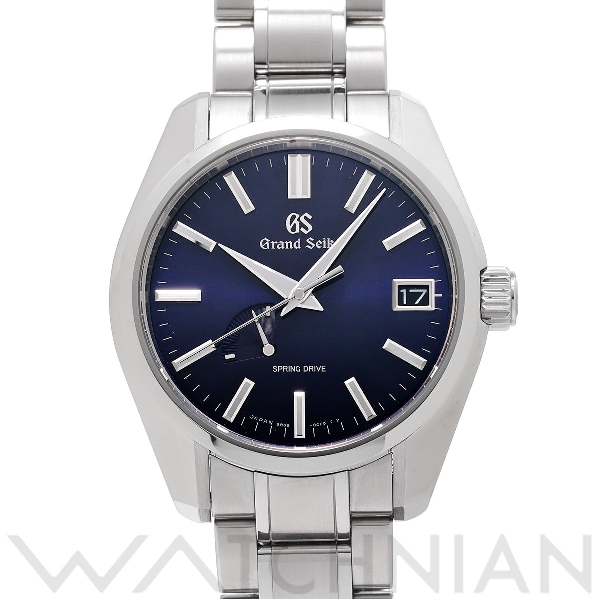 グランドセイコー ヘリテージコレクション スプリングドライブ SBGA375 ミッドナイトブルー メンズ 時計 【中古】【wristwatch】