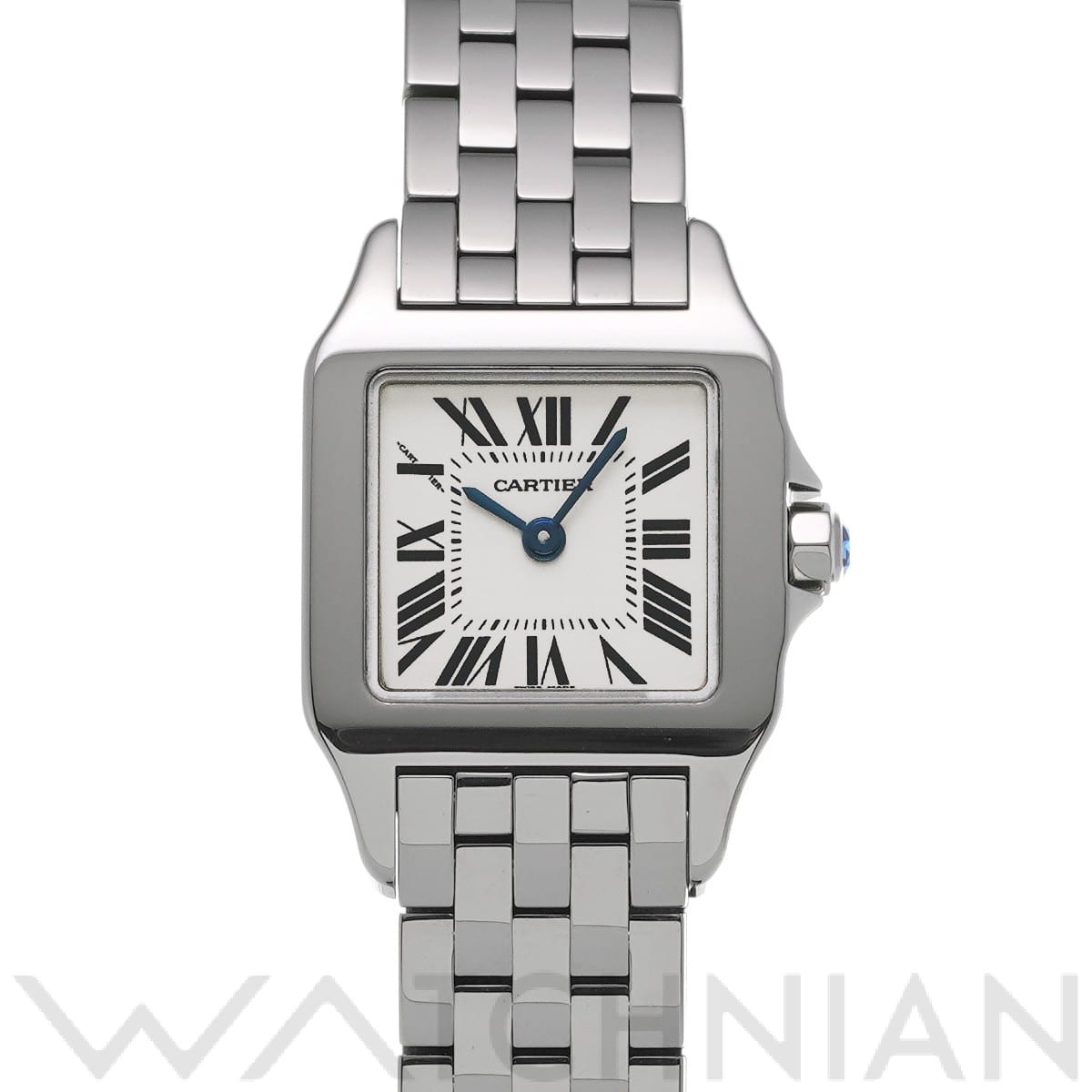 カルティエ サントス ドゥモワゼル SM W25064Z5 シルバー レディース 時計 【中古】【wristwatch】