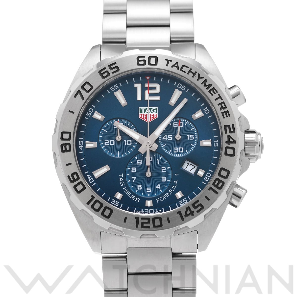 タグ ホイヤー フォーミュラ1 クォーツ クロノグラフ CAZ101K.BA0842 ブルー メンズ 時計 【中古】【wristwatch】