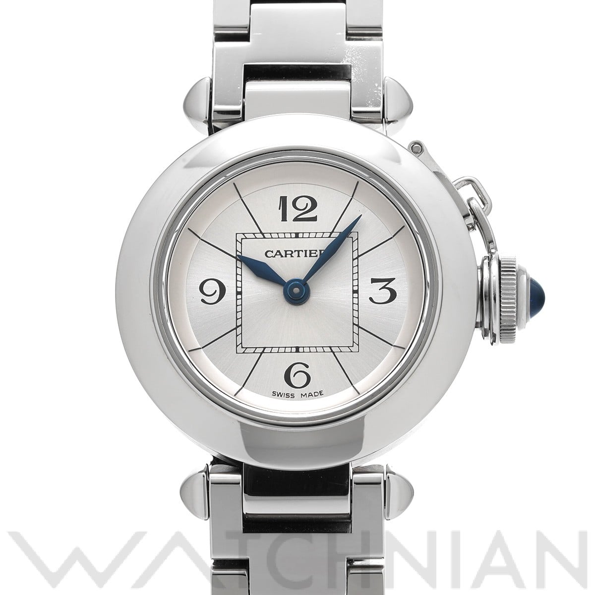 カルティエ ミスパシャ W3140007 シルバー レディース 時計 【中古】【wristwatch】