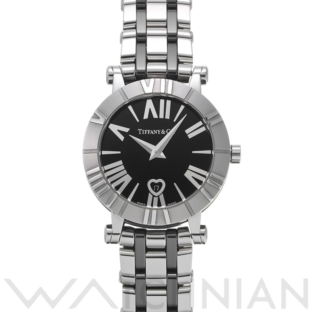 ティファニー アトラス Z1300.11.11A10A00A ブラック ユニセックス 時計 【中古】【wristwatch】