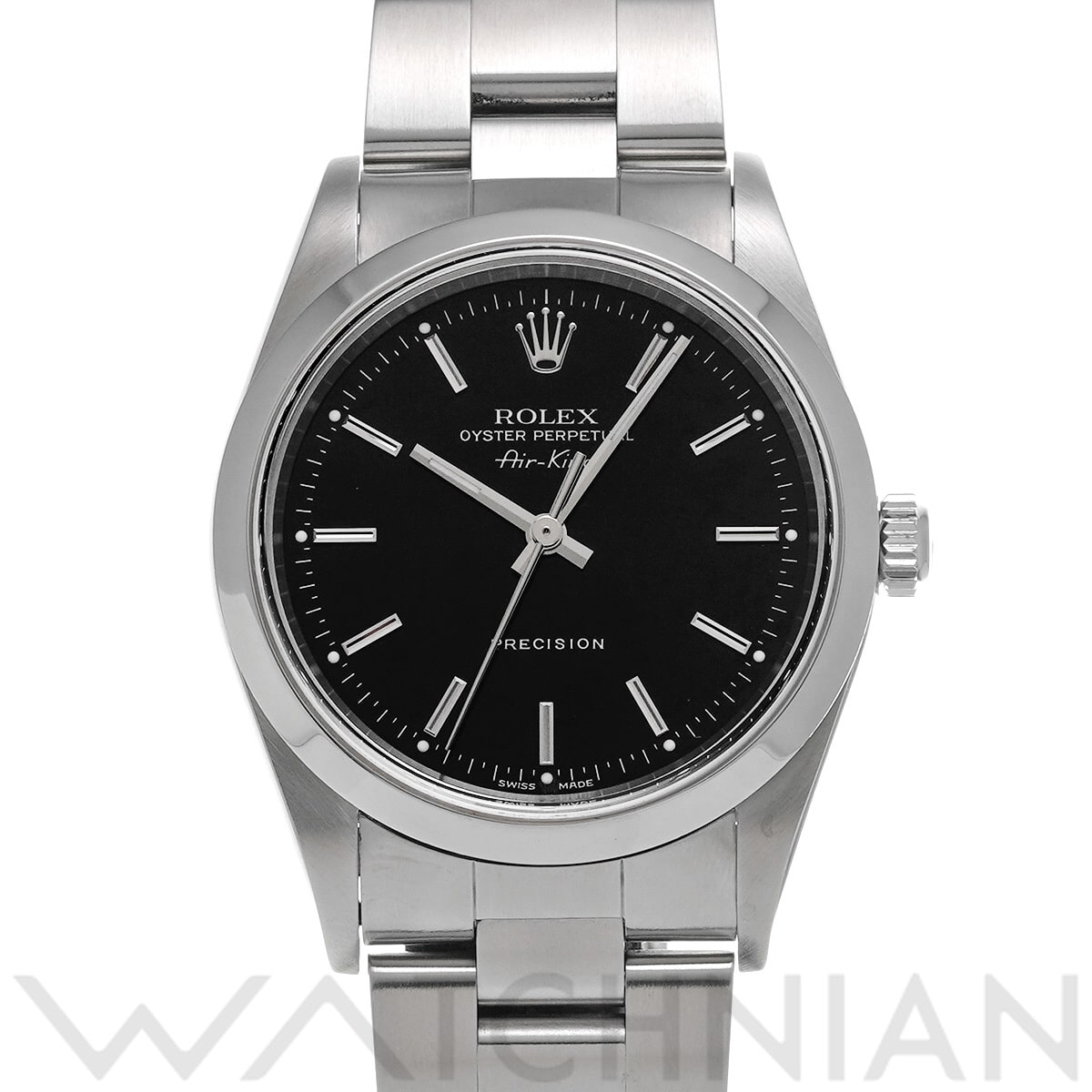 ロレックス エアキング 14000M ブラック メンズ 時計 【中古】【wristwatch】