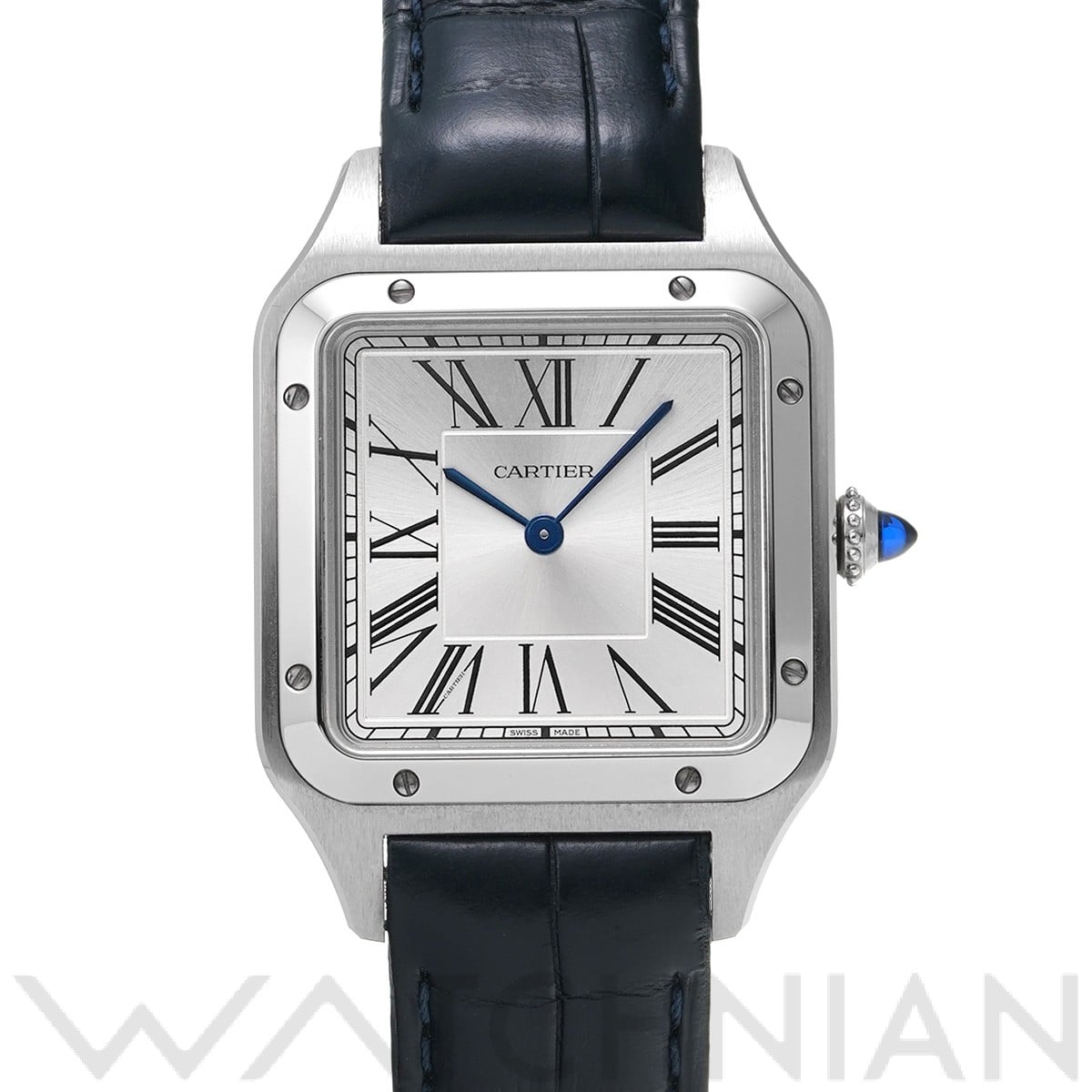 カルティエ サントス デュモン LM WSSA0022 シルバー メンズ 時計 【中古】【wristwatch】