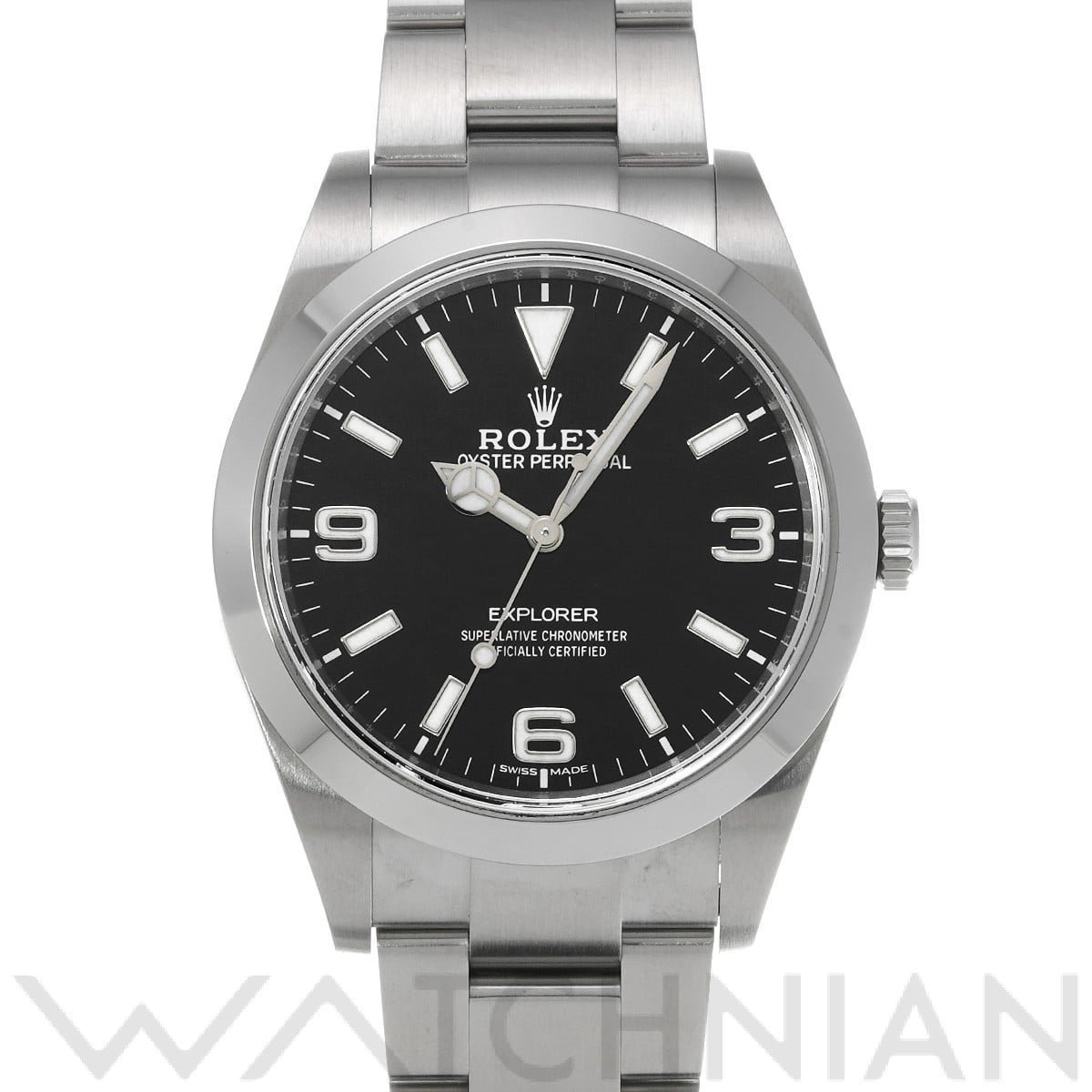 ロレックス エクスプローラー 214270 ブラック メンズ 時計 【中古】【wristwatch】