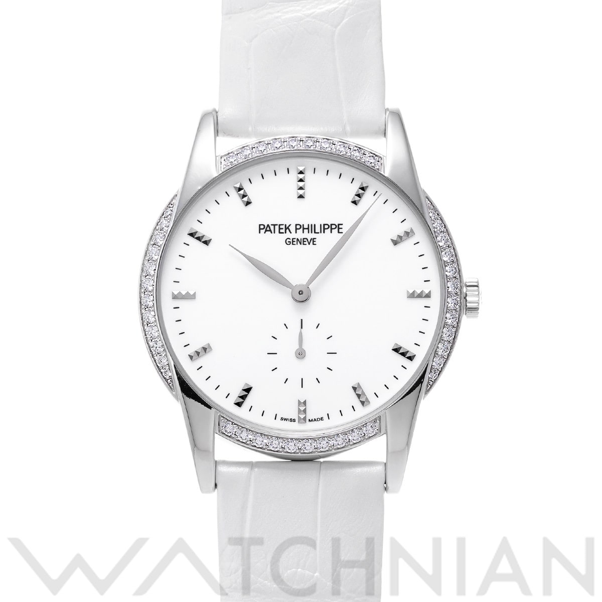 パテック フィリップ カラトラバ 7122/200G-001 ホワイト レディース 時計 【中古】【wristwatch】