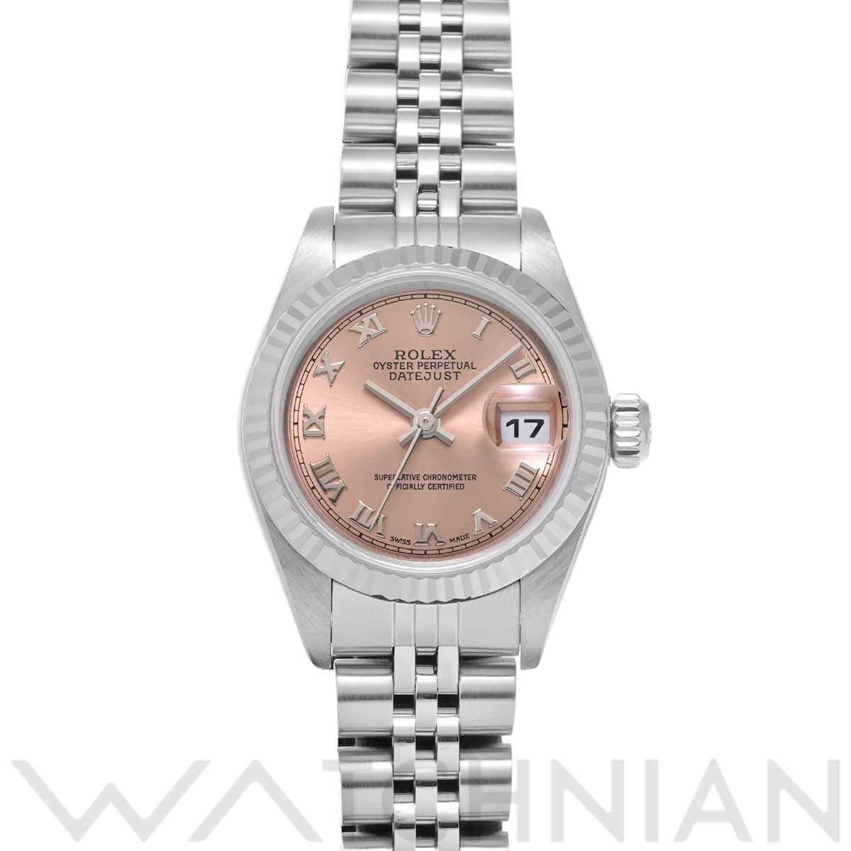 ロレックス デイトジャスト 79174 ピンク レディース 時計 【中古】【wristwatch】